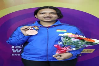 Indian shooter Sift Kaur Samra won a bronze medal in ISSF World Cup