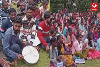 More than 500 horticultural workers in Nilgiris protest by singing