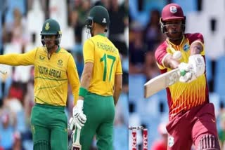 WI VS SA second t20 south africa west indies new records