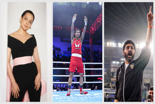 From Kangana Ranaut to Abhishek Bachchan, celebs hail Nikhat Zareen, Lovlina Borgohain's golden win