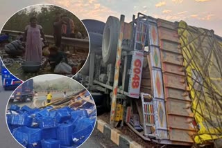 Truck Overturned in mayurbhanj