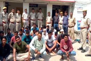 Dholpur police action against criminals