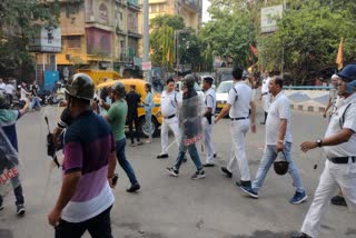 People did violence in Kolkata
