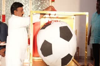 Mining baron Janardhana Reddy unveils party symbol