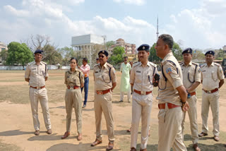 Preparation of Ranchi police for Ram Navami