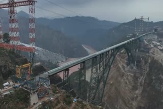 World's highest railway bridge in J&K