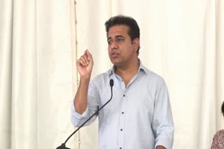 minister ktr inaugurated pedda cheruvu in hyderabad