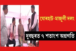 Finance Minister Ajanta Neog Visits Jorhat Majuli bridge