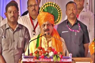 CM Basavaraj Bommai spoke at the function held at Gokak.