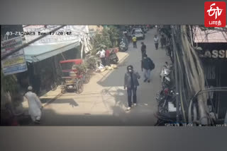 CCTV footage shows Amritpal Singh roaming Delhi streets