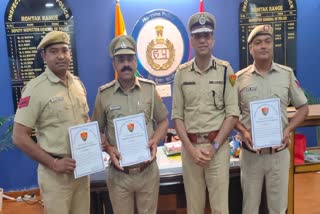 Bhiwani Police Personnel Honored