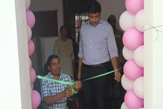 Tricycle repair work started for Handicapped