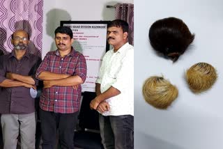 three people arrested with Musk in Kozhikode  Musk seized by Forest department in Kozhikode  Forest department  Musk  കസ്‌തൂരിയുമായി കോഴിക്കോട് മൂന്ന് പേര്‍ പിടിയില്‍  കോഴിക്കോട്  കസ്‌തൂരി വില്‍പന  കസ്‌തൂരി