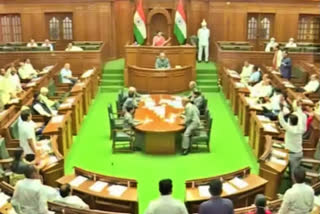 4 BJP MLAs marshalled out of Delhi Assembly; AAP MLAs hit out at L-G over Indraprastha college incident