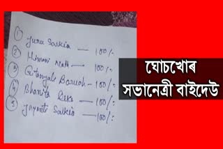 Hazarikapara Gaon Panchayat scam