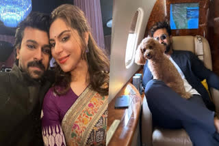 Ram Charan jets off to Dubai with wife Upasana Konidela