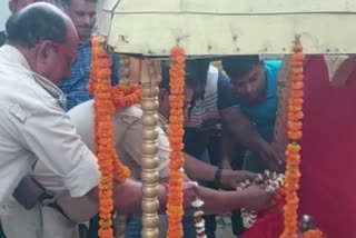 Idol of Lord Hanuman was restored from police station to temple After 27 years on order of Arrah Civil Court in Bihar