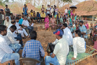 JMM MP Vijay Hansda visited rural areas in Pakur