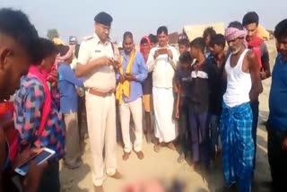 भागलपुर में सड़क हादसे में मजदूर की मौत