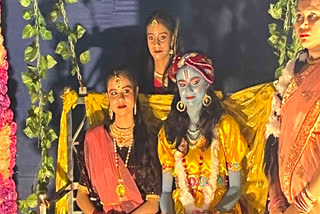 Delightful tableaux on Ram Navami In giridih