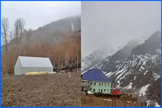 snowfall in lahaul spiti