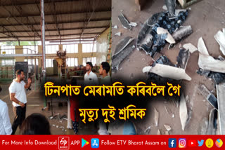Labourer died while repairing tin sheets in Rangapara