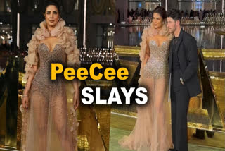 Priyanka Chopra in see-through dress steals the show at Ambani event