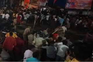 Etv BharatClashes broke out between two communities in Hyderabad's Charminar area (representational photo)