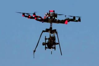 Etv BharatBSF fires at suspected Pakistani drone along International Border