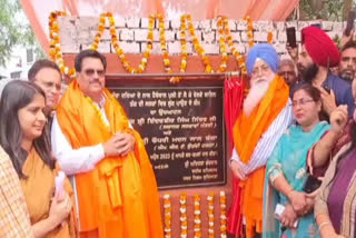 Ludhiana News : Inderbir Singh Nijjar inaugurated Haibowal Bridge, assured to clean the old drain soon.