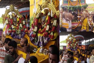 chariot festival for sitarams in glory in bhadradri