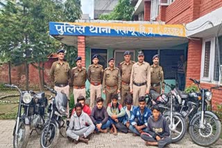 धर्मपुर में बाइक चोरियों का मामला