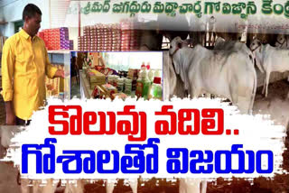 Young Man Making Cow Based Products