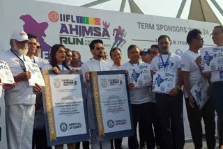 Jeeto Ahimsa Run organized in Delhi