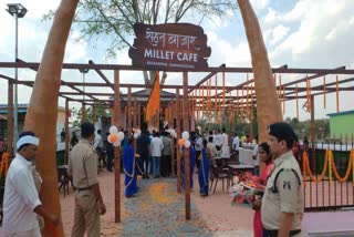 Millets Cafe inauguration in Balrampur
