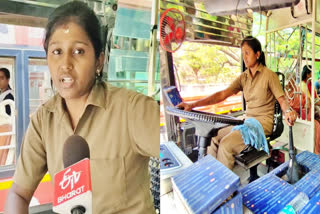 24-year-old Sharmila is Coimbatore's first female bus driver