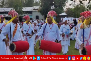 1200 artists perform Mridangam in Amguri