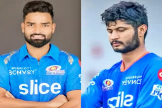 madhya pradesh allrounder arshad khan  arshad khan made ipl debut for mumbai indians  mumbai indians against rcb ipl 2023  ತಂದೆಯ ತ್ಯಾಗದಿಂದ ಕ್ರಿಕೆಟಿಗನಾದ ಅರ್ಷದ್  ಆರ್​ಸಿಬಿ ನಾಯಕನ ವಿಕೆಟ್​ ಪಡೆದು ಮಿಂಚಿದ ವೇಗಿ  ಪದಾರ್ಪಣೆ ಪಂದ್ಯದಲ್ಲೇ ಅರ್ಷದ್​ ಖಾನ್​ ಉತ್ತಮ ಬ್ಯಾಟಿಂಗ್  ತಂಡದ ನಾಯಕ ಡುಪ್ಲೆಸಿಸ್​ ವಿಕೆಟ್​ ಐಪಿಎಲ್ 2023ರ ಐದನೇ ಪಂದ್ಯ  ರೋಹಿತ್ ಶರ್ಮಾ ಅವರ ಮುಂಬೈ ಇಂಡಿಯನ್ಸ್ ತಂಡ  ಬೆಂಗಳೂರು ಮತ್ತು ಮುಂಬೈ ನಡುವಣ ಪಂದ್ಯ