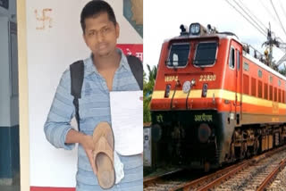 Twit on railway officials that sandals lost