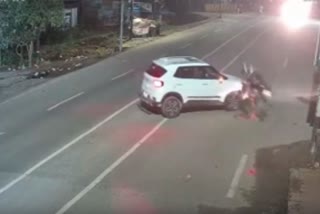 मेरठ में सड़क हादसे का वायरल वीडियो