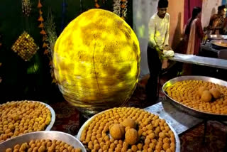 1 Ton Motichur Laddu in Jabalpur ETV BHARAT