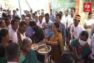 A food festival was held at the district collector's office to raise awareness about enriched rice
