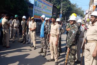 Hanuman idol breaked in sahibganj