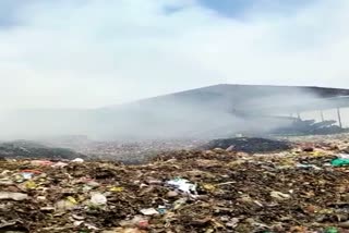 Fire In Adampur Kachra Khanti In Bhopal