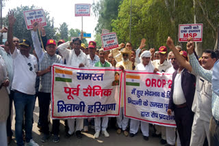 OROP Protest in Haryana