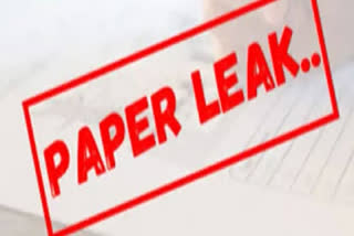 Protest over 10th class paper leakage in hyderabad