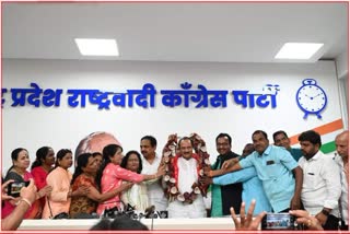 Ajit Pawar in a press conference