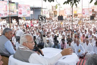 chief minister manohar lal in bhiwani