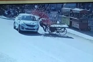 Surat hit and run captured on CCTV camera