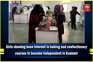 Girls showing keen interest in baking and confectionery courses in Kashmir